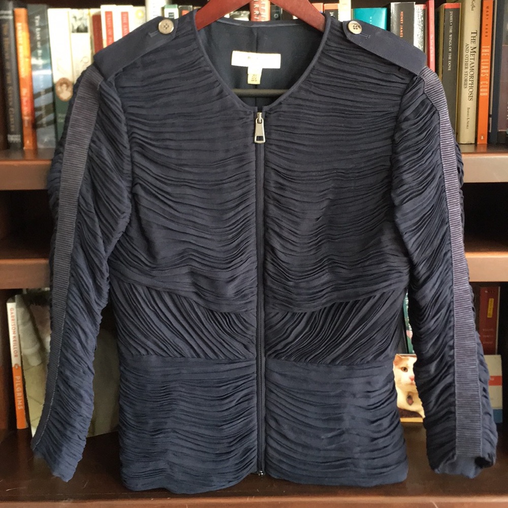 Burberry Navy Zip Jacket